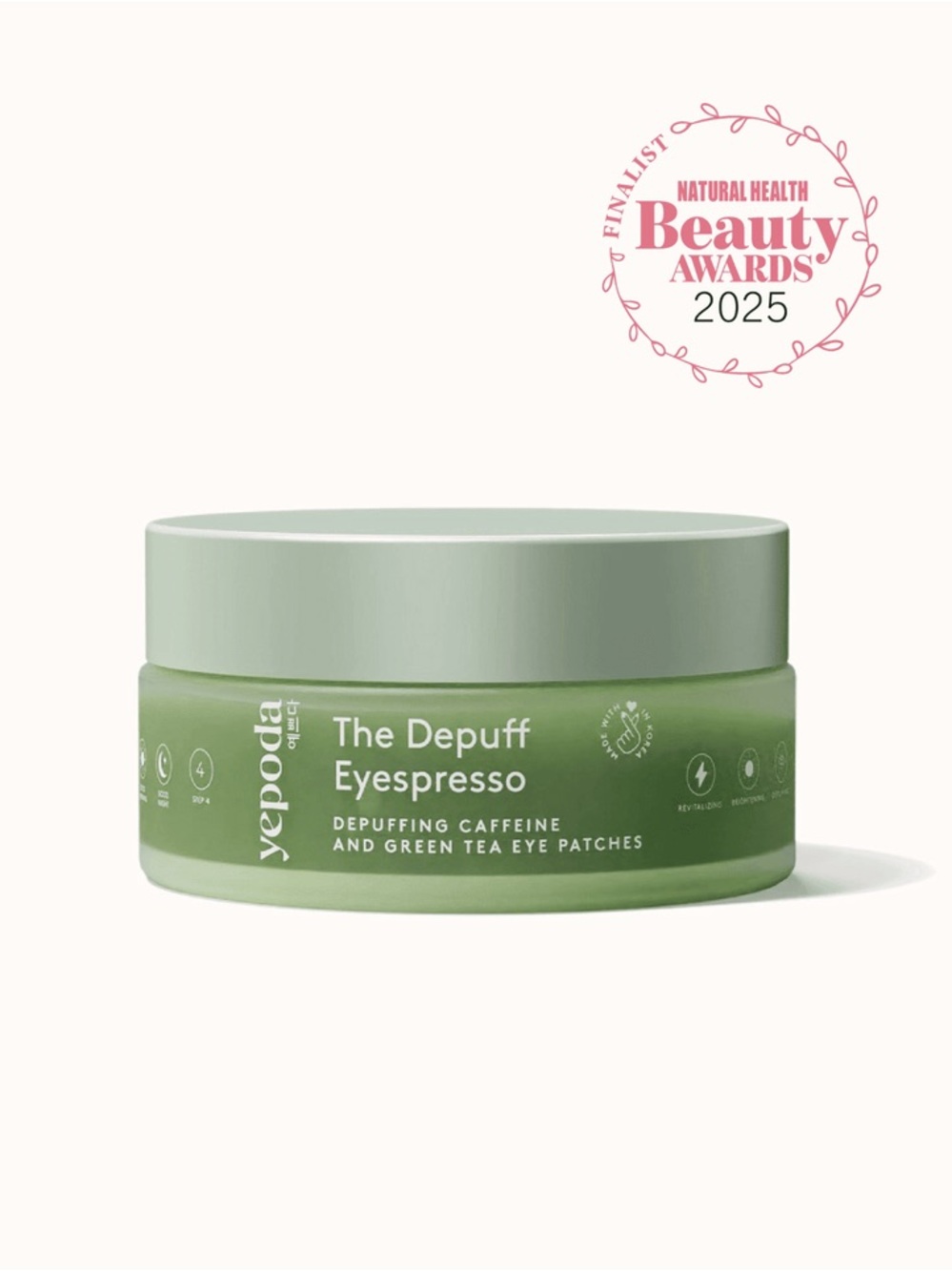 Yepoda The Depuff Eyespresso Green Depuffing Eye Patches